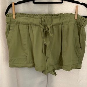 Rewash Paper Bag Waist Shorts